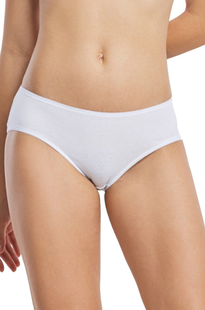 6 Wholesale Yacht & Smith Womens White Underwear, Panties In Bulk